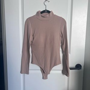 KLASSY NETWORK Long Sleeve Bodysuit with Built in Bra